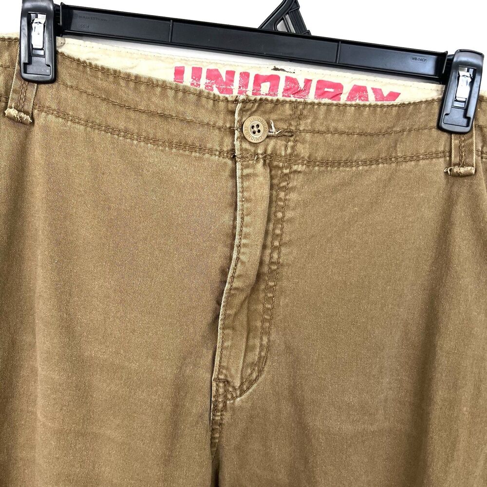 UNIONBAY Mens Brown Cargo Pants Size 48x32 Outdoor Sports Grunge 90s Y2K